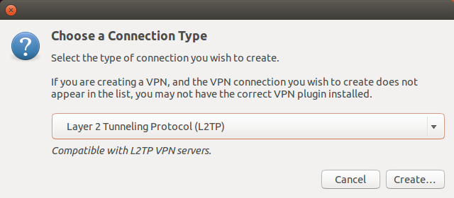 Network Manager -  VPN L2TP 